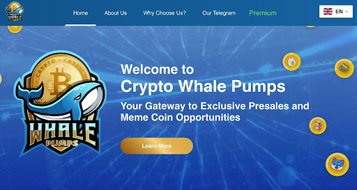 Crypto whale pumps